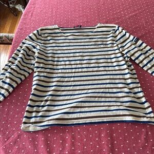 Saint James for Jcrew Striped Long Sleeve Shirt